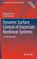 Dynamic Surface Control of Uncertain Nonlinear Systems: An LMI Approach