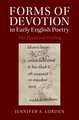 Forms of Devotion in Early English Poetry: The Poetics of Feeling