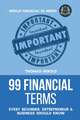 99 Financial Terms Every Beginner, Entrepreneur & Business Should Know