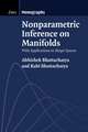 Nonparametric Inference on Manifolds: With Applications to Shape Spaces