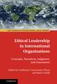 Ethical Leadership in International Organizations: Concepts, Narratives, Judgment, and Assessment