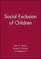 Journal of Social Issues – Social Exclusion of Children