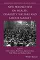 New Perspectives on Health, Disability, Welfare and the Labour Market