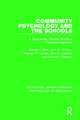 Community Psychology and the Schools: A Behaviorally Oriented Multilevel Approach