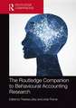 The Routledge Companion to Behavioural Accounting Research