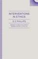 Interventions in Ethics