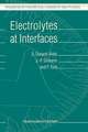 Electrolytes at Interfaces