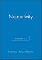 Normativity: Philosophical Issues Volume 15