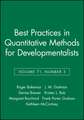 Best Practices in Quantitative Methods for Developmentalists