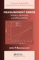 Measurement Error: Models, Methods, and Applications