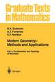 Modern Geometry— Methods and Applications: Part II: The Geometry and Topology of Manifolds