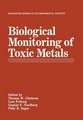 Biological Monitoring of Toxic Metals