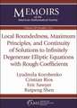 LOCAL BOUNDEDNESS MAXIMUM PRINCIPLES A