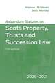 Avizandum Statutes on the Scots Law of Property, Trusts and Succession: 2020-21