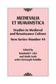 MEDIEVALIA ET HUMANISTICA NO 4CB