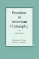 Frontiers in American Philosophy