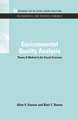 Environmental Quality Analysis: Theory & Method in the Social Sciences