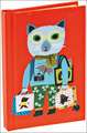 Cat Tourist Cutest Mini Notebook with Dot Grid Pages and Lay Flat Technology