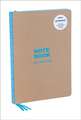 Teneues - A4 Notebook: Kraft and Neon Blue, Hardcover - 230 Lined Pages with Lay Flat Binding