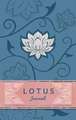 Lotus Hardcover Ruled Journal