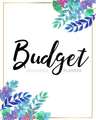 Budget Planner Organizer: Watercolor Leaves Frame 12 Month Weekly Expense Tracker Bill Organizer Business Money Personal Finance Journal Plannin