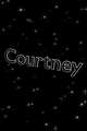 Courtney: Blank Notebook with Dot Grid Border