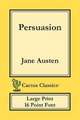 Persuasion (Cactus Classics Large Print)