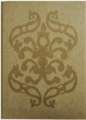 GREY BIG FABRIC SOFT NOTEBOOK DAMASK A5