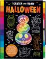 Scratch and Draw Halloween - Scratch Art Activity Book