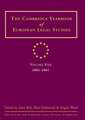 Cambridge Yearbook of European Legal Studies: Volume 5, 2002-2003