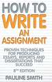 How to Write an Assignment