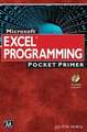 Microsoft Excel Programming Pocket Primer