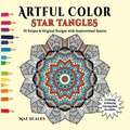 Artful Color Star Tangles