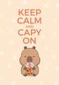 Cream Boba Capybara Notebook
