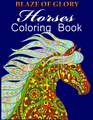 Blaze of Glory Horses Coloring Book