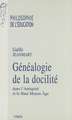 Genealogie de La Docilite Dans L'Antiquite Et Le Haut Moyen Age