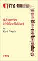 D'Averroes a Maitre Eckhart Les Sources Arabes de La Mystique Allemande