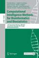 Computational Intelligence Methods for Bioinformatics and Biostatistics