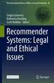 Recommender Systems: Legal and Ethical Issues