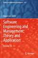 Software Engineering and Management: Theory and Application