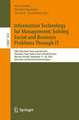 Information Technology for Management: Solving Social and Business Problems Through IT: ITBS 2023 Main Track and ISM 2023 Thematic Track, Held as Part of FedCSIS 2023, Warsaw, Poland, September 17–20, 2023, Extended and Revised Selected Papers