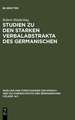 Studien zu den starken Verbalabstrakta des Germanischen