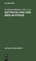 Entwicklung der Berlin-Frage: (1944-1971)