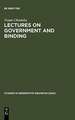 Lectures on Government and Binding: The Pisa Lectures