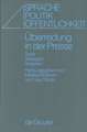 Überredung in der Presse: Texte, Strategien, Analysen