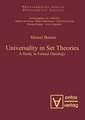 Universality in Set Theories: A Study in Formal Ontology