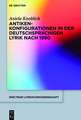 Antikenkonfigurationen in der deutschsprachigen Lyrik nach 1990