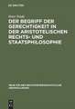 Der Begriff der Gerechtigkeit in der aristotelischen Rechts- und Staatsphilosophie