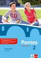 Pontes Gesamtband 2. Arbeitsheft mit Audios