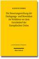 Die Steuerungswirkung Der Darlegungs- Und Beweislast Im Verfahren VOR Dem Gerichtshof Der Europaischen Union: Its Structure and Membership